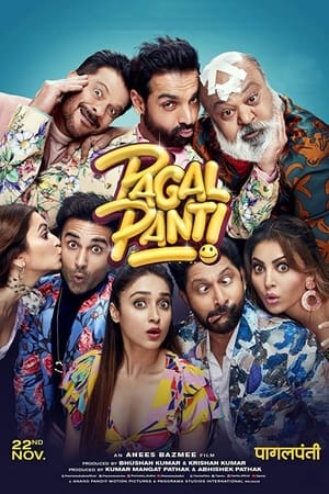 Pagalpanti (2019) Hindi Movie - [400MB] HD Poster Download - Filmyzilla