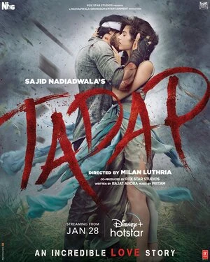 Tadap 2021 Hindi Audio HD Poster Download - Filmyzilla