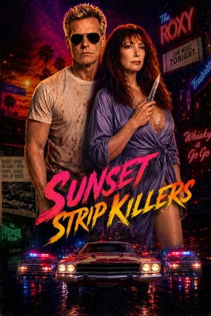 Sunset Strip Killers 2026 English Dual Audio HD Poster Download - Filmyzilla